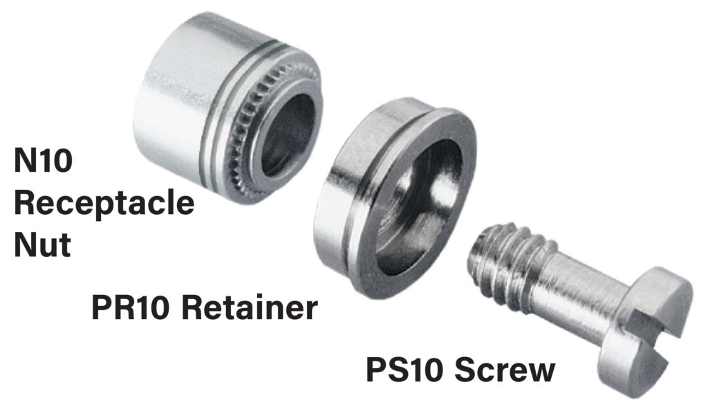 PF10™ Flush-Mounted Captive Panel Screw Assembly | PEM Japan