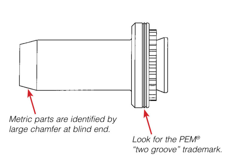 B-M4-2ZI - Self-Clinching Blind Fasteners - Types B, BS - M4 X 0.7 ...