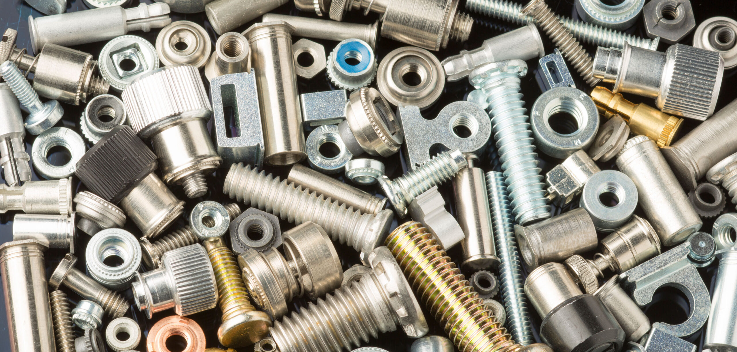 Types And Shapes Of Fasteners, Nuts, Screw Head, And washers